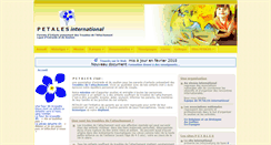 Desktop Screenshot of petalesinternational.org