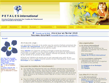 Tablet Screenshot of petalesinternational.org